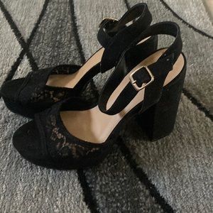 Never worn block heel